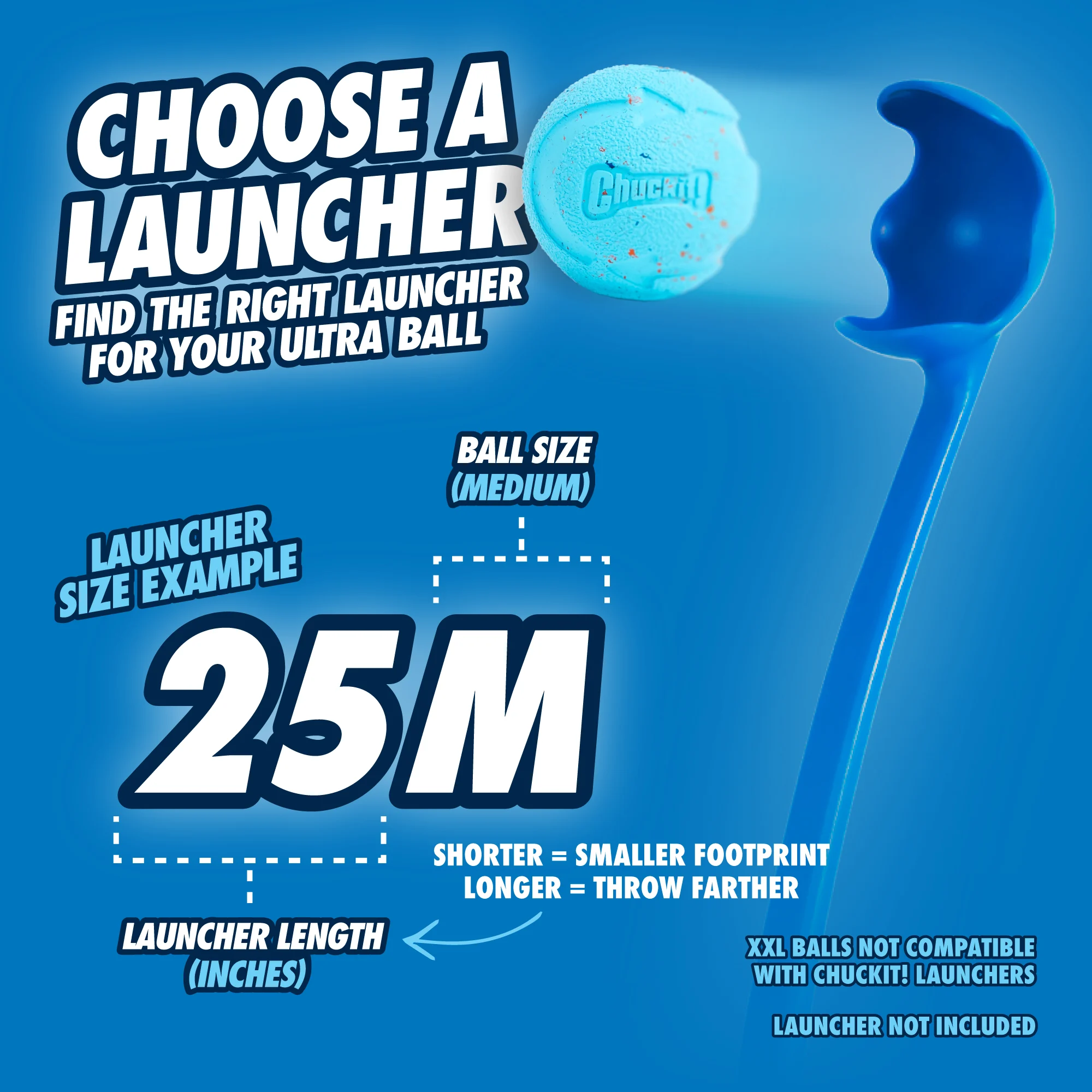 Skákací míčky pro psy z recyklované gumy, 2 kusy – Chuckit! Rebounce Fetch Ball M - Obrázek 4