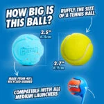 Skákací míčky pro psy z recyklované gumy, 2 kusy – Chuckit! Rebounce Fetch Ball M - Obrázek 3
