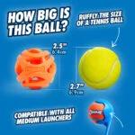 Plovoucí aportovací míček pro psy, Ø 7 cm – Chuckit! Air Fetch Ball - Obrázek 2