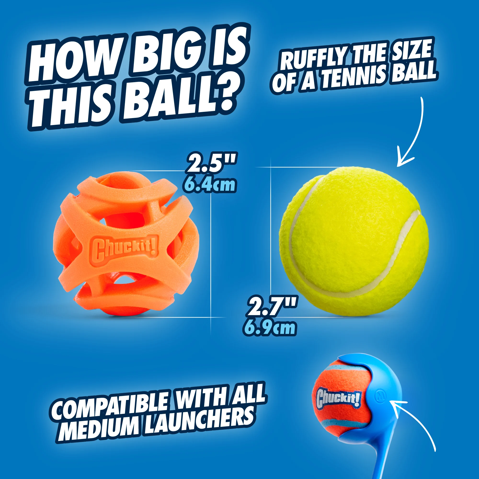 Plovoucí aportovací míček pro psy, Ø 7 cm – Chuckit! Air Fetch Ball - Obrázek 2