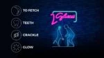 Svítící míč pro psy – 2 Glow Treat Ball on Call - Obrázek 2