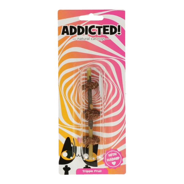 Kočičí hračka s MADNIP – Addicted! Triple Fruit