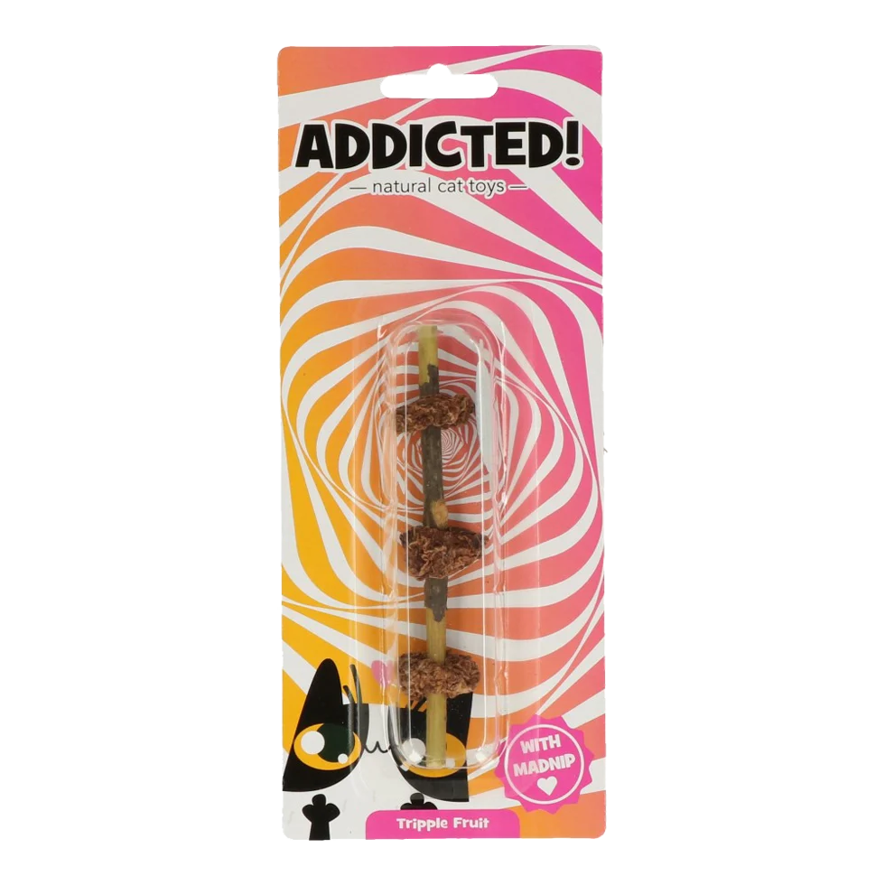ADDI003.png Kočičí hračka s MADNIP – Addicted! Triple Fruit - Obrázek 1
