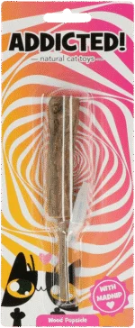 Dřevěná hračka pro kočky ve tvaru nanuku s MADNIP – Addicted! Wood Popsicle - Obrázek 4