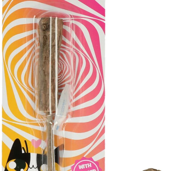 Dřevěná hračka pro kočky ve tvaru nanuku s MADNIP – Addicted! Wood Popsicle