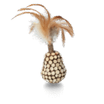 Dřevěná vratká hračka pro kočky s peříčky a MADNIPem – Addicted! Wooden Wobbler with Feathers - Obrázek 2