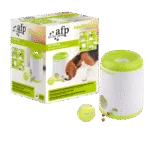 Odměňovací hračka pro psy s tenisovým míčkem a vyjímatelnou přihrádkou na granule – AFP Interactives Fetch'N'Treat 2nd Generation