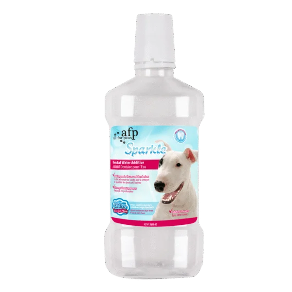Přísada do pitné vody pro psy, 475 ml – AFP Sparkle Dental Water Additive