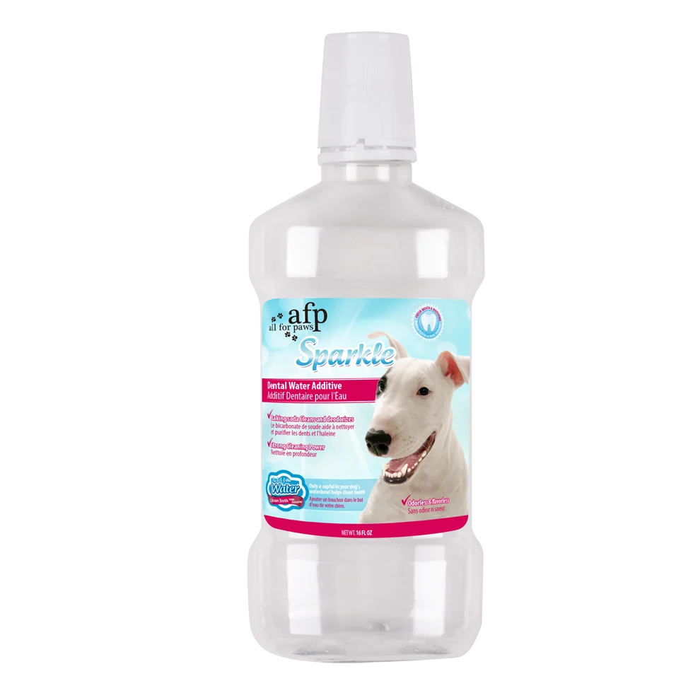 Přísada do pitné vody pro psy, 475 ml – AFP Sparkle Dental Water Additive - Obrázek 1