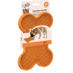 Lízací podložka pro psy s reliéfem a přísavkami, 20 x 14 cm – AFP Bone Appetit - Tasty Bone Lick Mat S