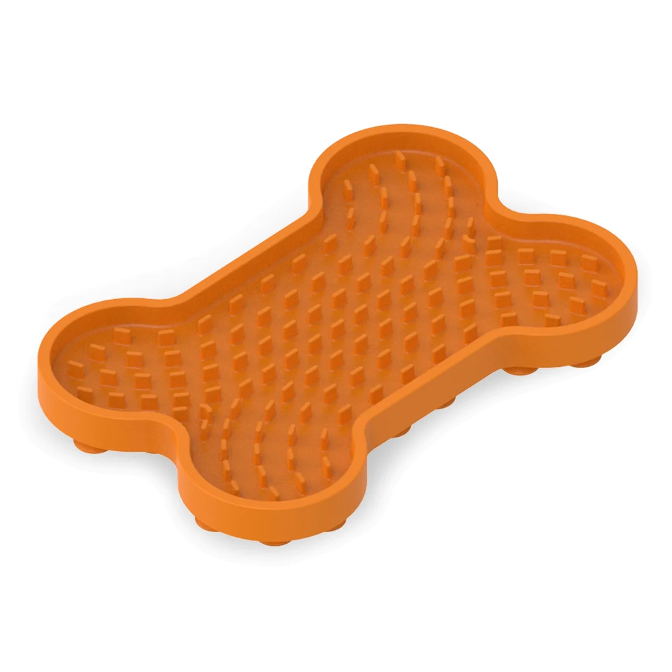 Lízací podložka pro psy s reliéfem a přísavkami, 20 x 14 cm – AFP Bone Appetit - Tasty Bone Lick Mat S - Obrázek 3