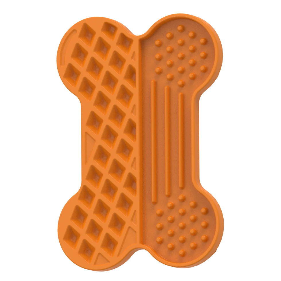 Lízací podložka pro psy s reliéfem a přísavkami, 28 x 19 cm – AFP Bone Appetit - Tasty Bone Lick Mat L - Obrázek 2