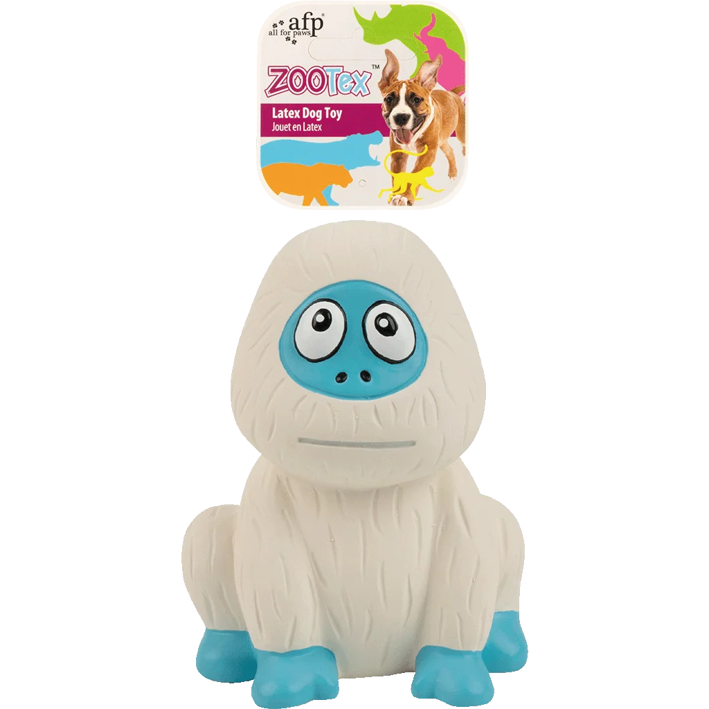 Latexová hračka pro psy s pískátkem – AFP ZooTex Yolanda the Yeti - Obrázek 1