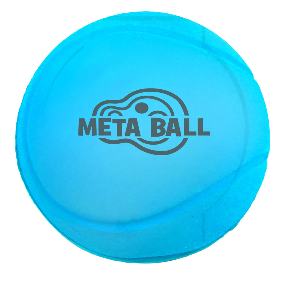 Gumový míček pro psy s chrastivým zvukem, ø 6,3 cm – AFP Meta Ball Bounce & Rattle Ball - Obrázek 2