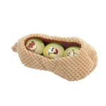 Sada míčků pro psy ve skořápce arašídu, 3 míčky s pískátkem, ø 6,3 cm – AFP Meta Ball Ball Set w/ Peanut pod - Obrázek 2