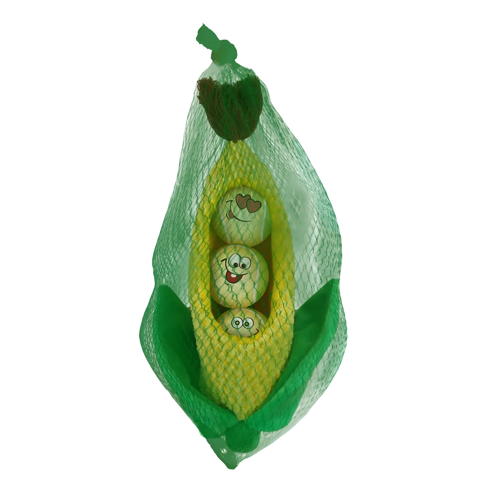 Sada míčků pro psy v kukuřičném klasu, 3 míčky s pískátkem, ø 6,3 cm – AFP Meta Ball Ball Set w/ Corn Pod - Obrázek 3