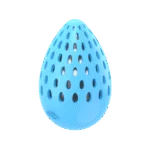 Praskací vajíčko pro psy, L, 15,5 x 9,6 x 9,6 cm – AFP Meta Ball Holey Egg - Obrázek 2
