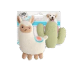 Sada hraček pro štěňata s plyšovou hračkou a pískátky, 2 kusy – AFP Little Buddy 2-Pack Toy Fiesta