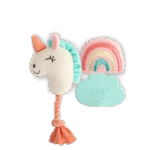 Sada hraček pro štěňata se 2 plyšovými hračkami a pískátky, 3 kusy – AFP Little Buddy 3-Pack Toy Wonderland - Obrázek 2