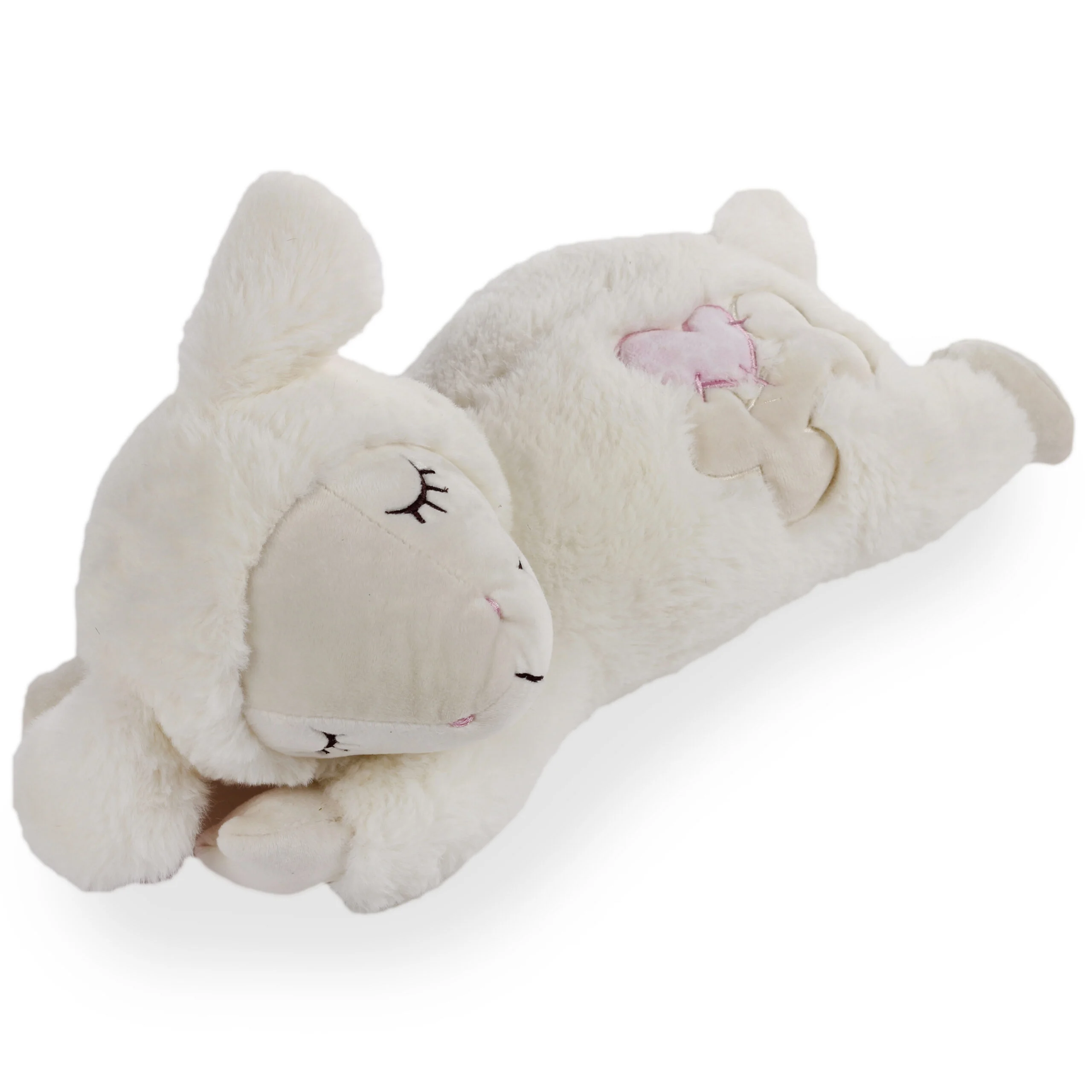Plyšová hračka pro psy Ovečka s tlukotem srdce, 36 x 18 cm – AFP Little Buddy - Heart Beat Sheep - Obrázek 3