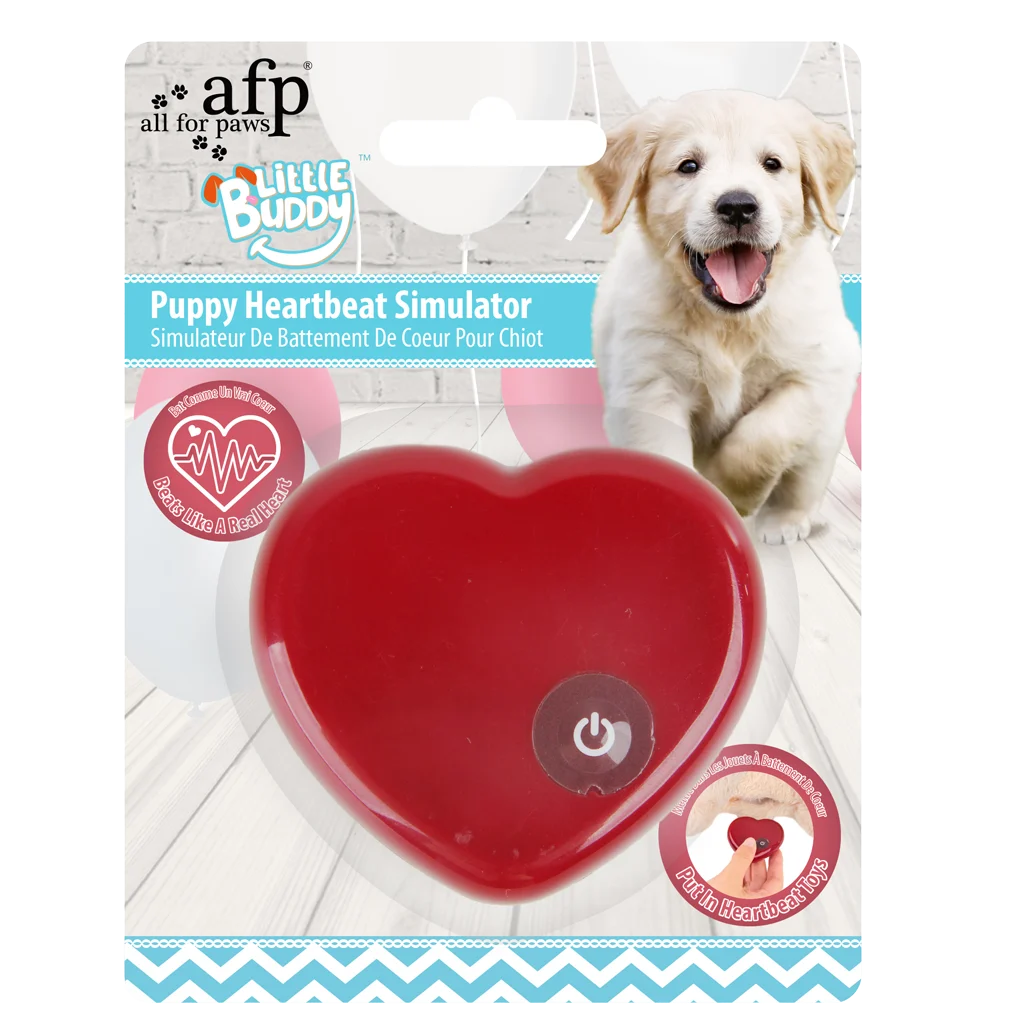 Náhradní srdíčko se simulovaným srdečním tepem – AFP Little Buddy Puppy Heartbeat Simulator - Obrázek 1