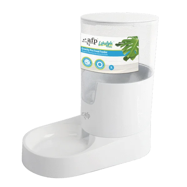 Automatická miska na krmivo se zásobníkem, 3 l – AFP Lifestyle 4 Pets Gravity Pet Food Feeder
