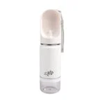 Láhev na vodu pro psy s miskou na pití a přihrádkou na pamlsky, 414 ml – AFP 2 In 1 Stainless Drinking Bottle