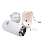 Láhev na vodu pro psy s miskou na pití a přihrádkou na pamlsky, 414 ml – AFP 2 In 1 Stainless Drinking Bottle - Obrázek 4