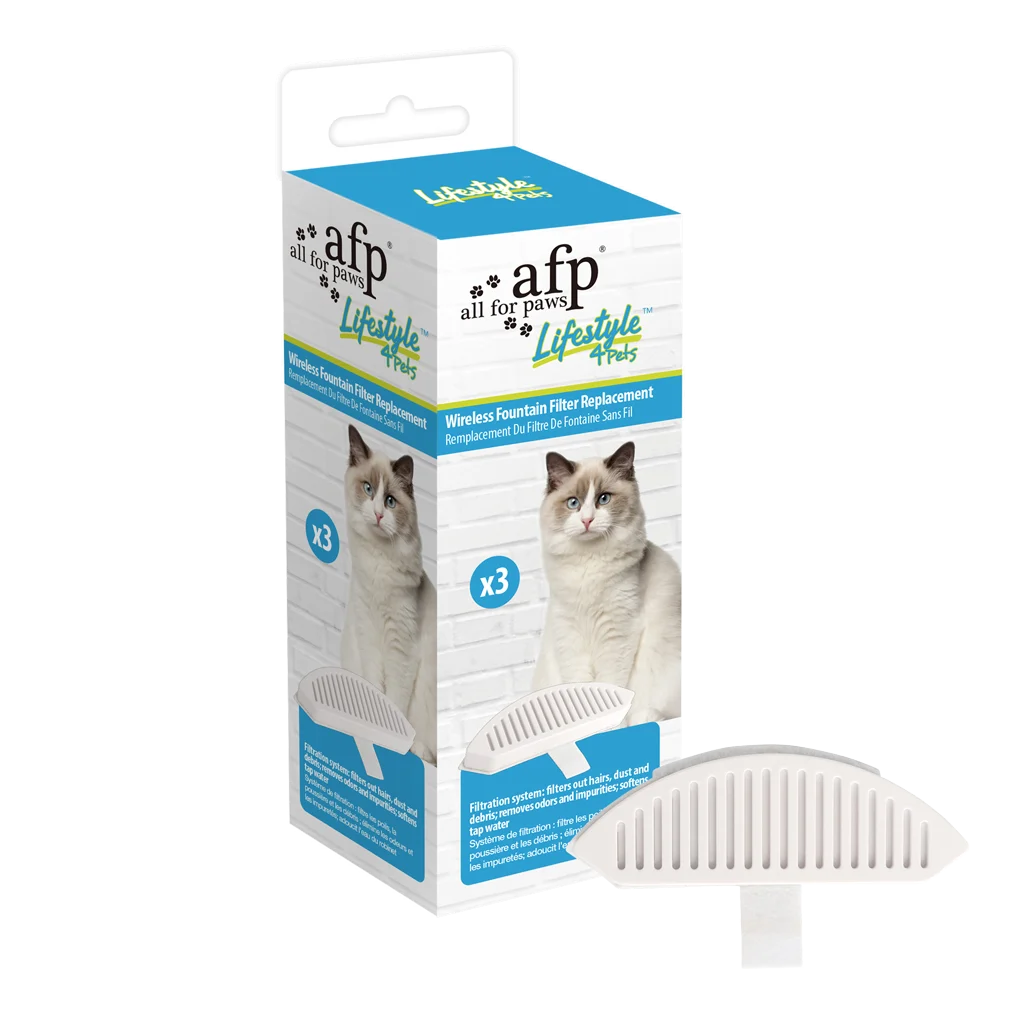 Filtry do fontány pro mazlíčky, 3 ks – AFP Lifestyle 4 Pets Wireless Fountain - Obrázek 1