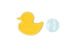 Kachnička do vany pro psy s přísavkou a silikonovými výstupky, 13 x 10 cm – AFP Calm Paws - Bath Anti-anxiety Duck - Obrázek 3