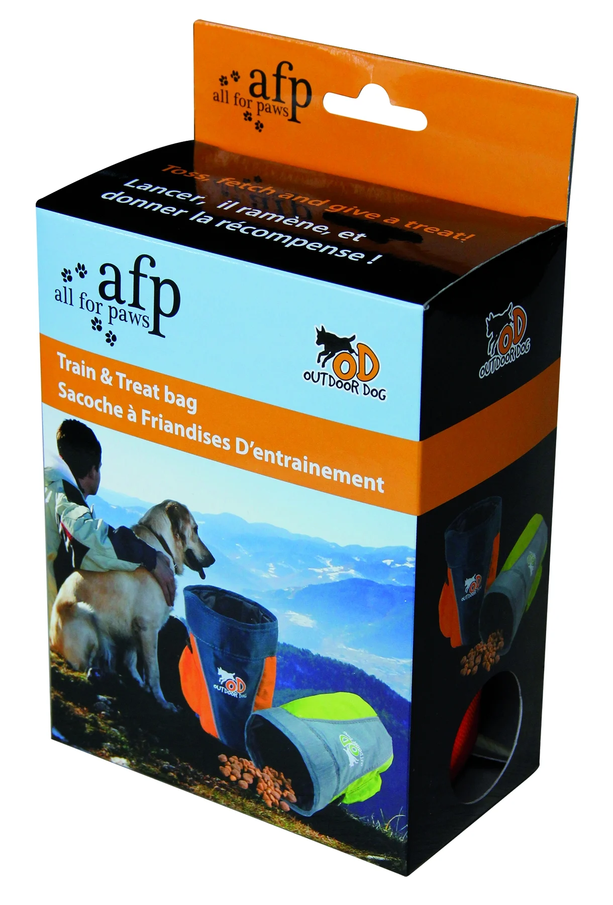 AFPH080281.jpg Pamlskovník pro psy se skládacím uzávěrem a reflexním materiálem – AFP Outdoor Dog - Treat Bag - Obrázek 1