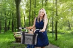 Cyklistický košík pro psa s úchytem na řídítka, do 8 kg – AFP Travel Dog - Easy-go Bicycle Pet Basket - Obrázek 3