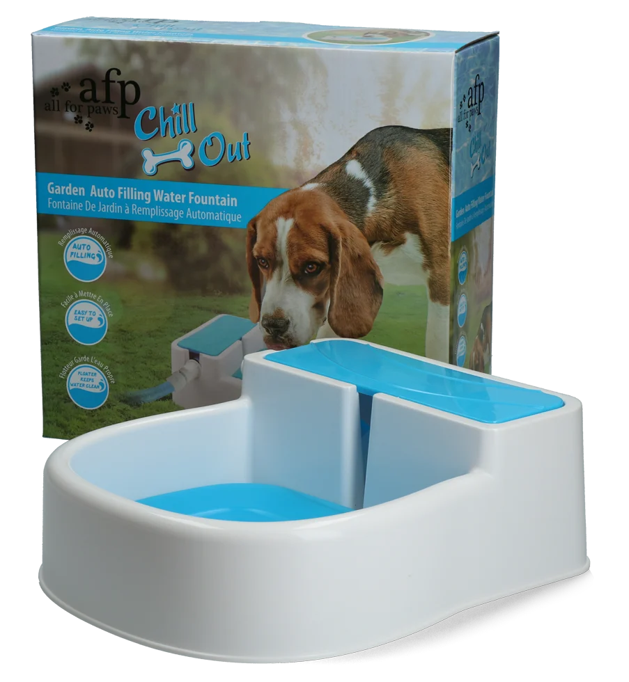 Fontánka na vodu pro psy s přípojkou na zahradní hadici – AFP Chill Out - Garden Auto Filling Fountain - Obrázek 1
