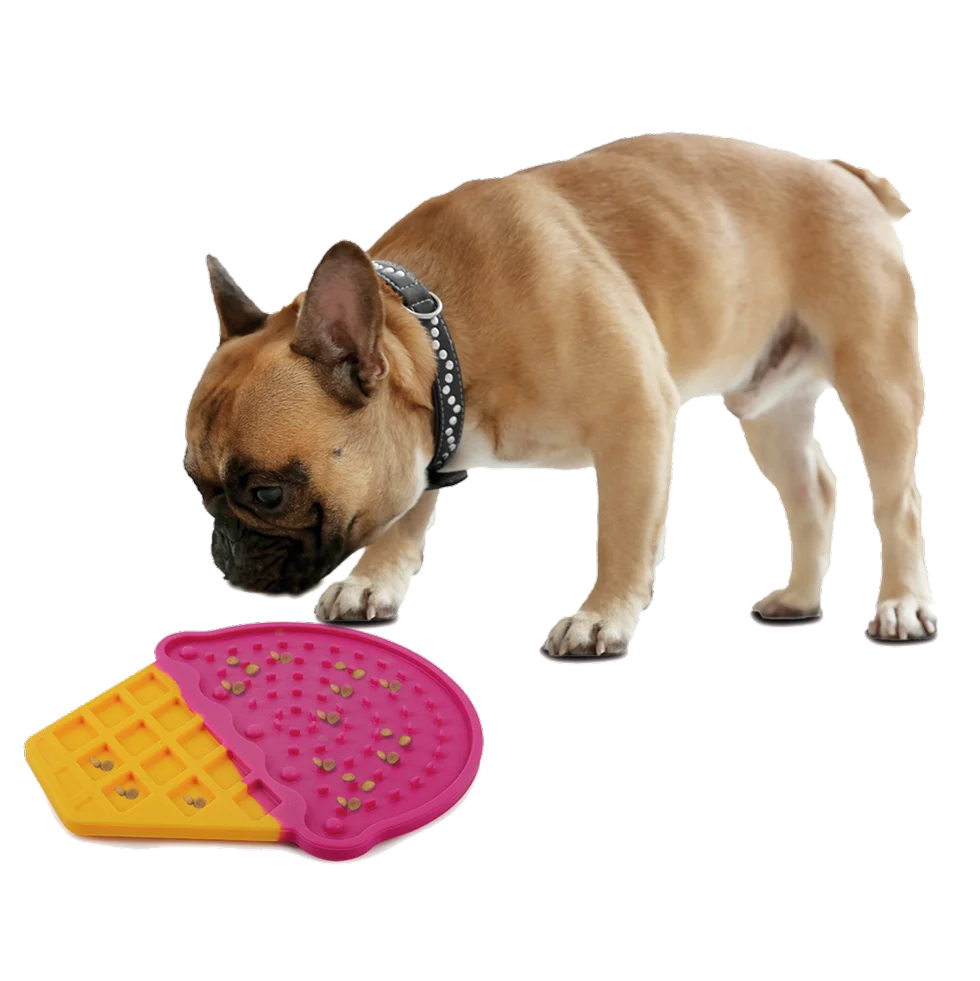 Lízací podložka pro psy ve tvaru zmrzliny s přísavkami, 20 x 17,5 cm – AFP Chill Out - Ice Cream Lick Mat - Obrázek 3