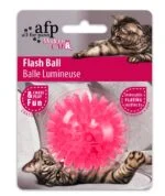 Gumový míček pro kočky, bliká při pohybu, 5 cm – AFP Modern Cat Flash Ball - Obrázek 3