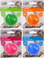 Gumový míček pro kočky, bliká při pohybu, 5 cm – AFP Modern Cat Flash Ball