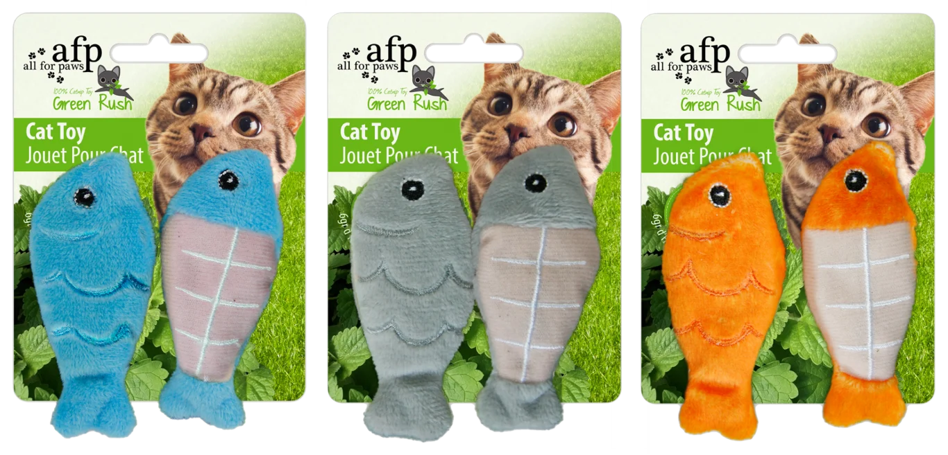 Hračka pro kočky s 6 g catnipu – AFP Green Rush - Catch of the Day - Obrázek 1