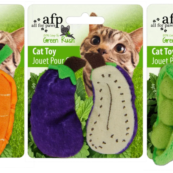 Hračka pro kočky s 6 g catnipu, mix variant – AFP Green Rush - All Natural