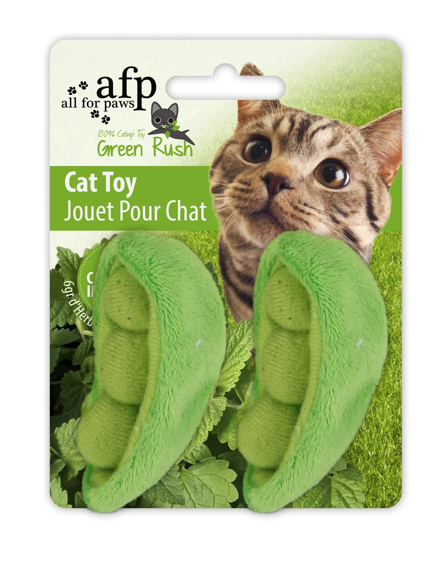 Hračka pro kočky s 6 g catnipu, mix variant – AFP Green Rush - All Natural - Obrázek 6