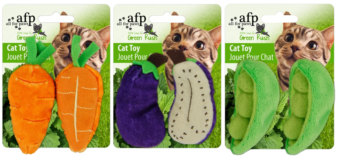 Hračka pro kočky s 6 g catnipu, mix variant – AFP Green Rush - All Natural - Obrázek 1
