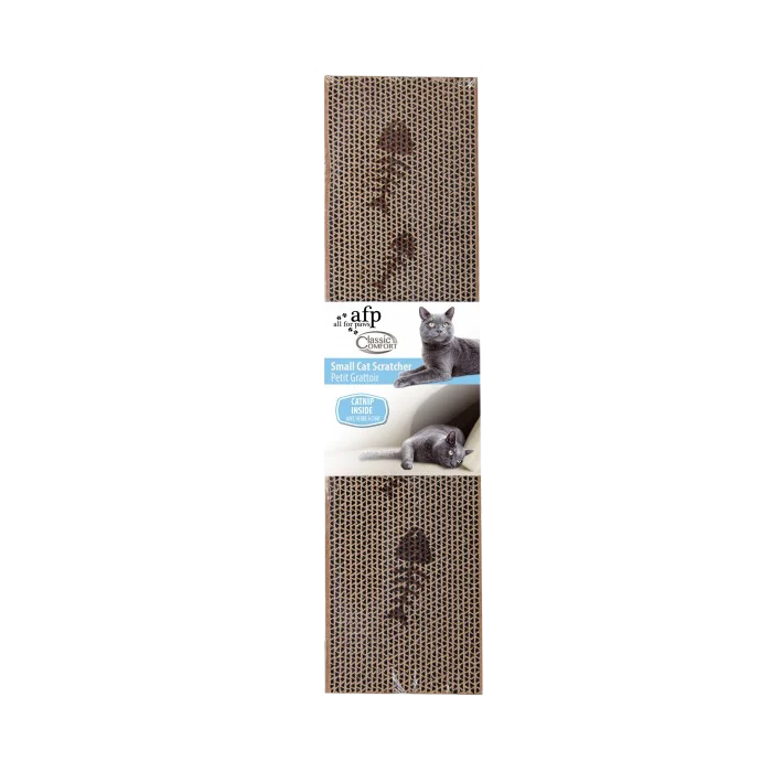 AFPK02386.png Škrabadlo z kartonu se šantou kočičí, velikost S – AFP Classic Comfort - Cat Scratcher S - Obrázek 1
