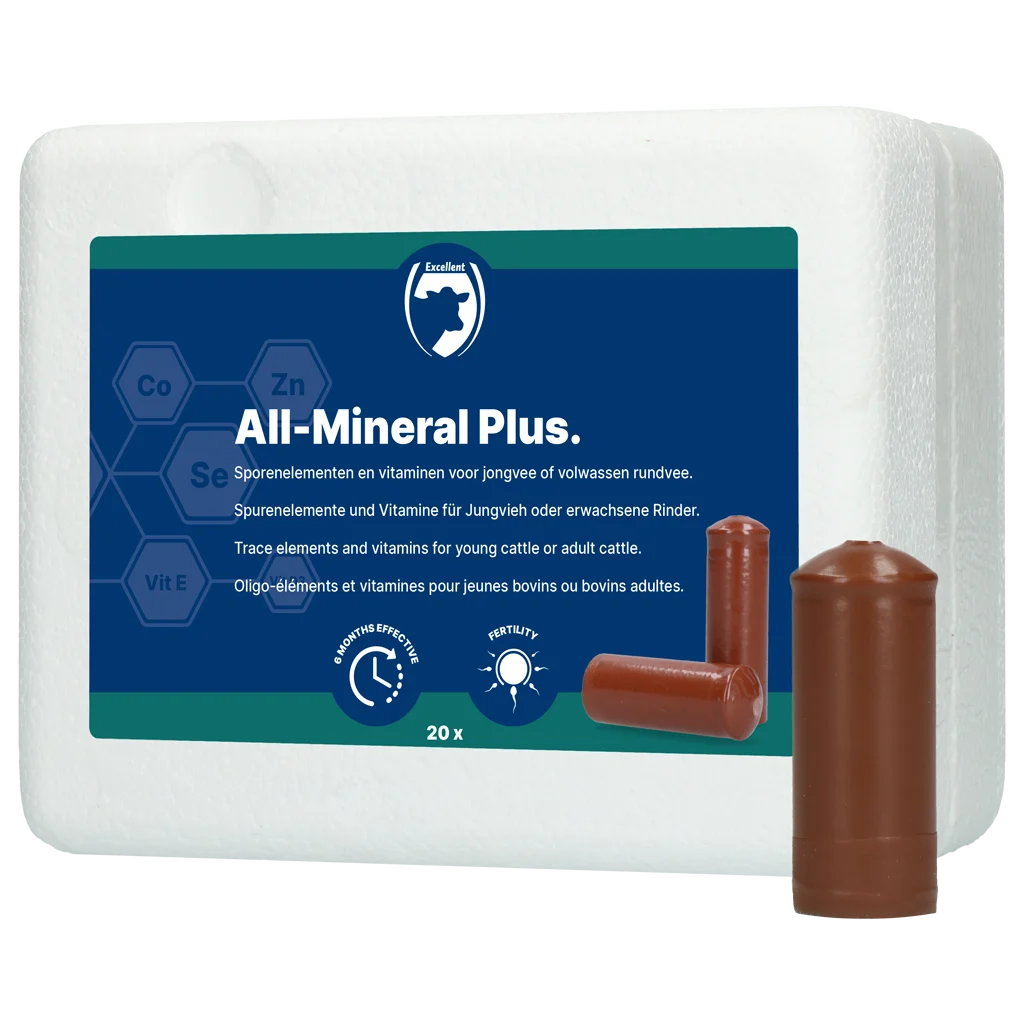 Minerální bolus pro skot, 20 kusů – Excellent All-Mineral Plus - Obrázek 1
