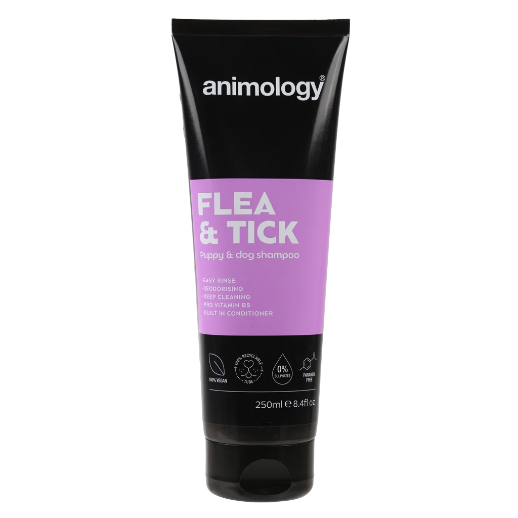 Šampon pro psy na smývání blech a klíšťat, 250 ml – Animology Flea & Tick - Obrázek 1