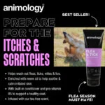Šampon pro psy na smývání blech a klíšťat, 250 ml – Animology Flea & Tick - Obrázek 2