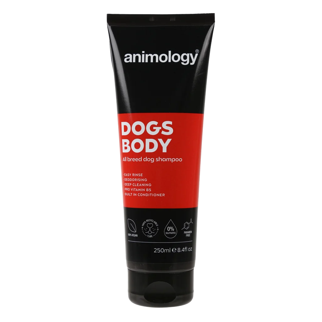 Jemný šampon pro psy s kondicionérem, 250 ml – Animology Dogs Body - Obrázek 1