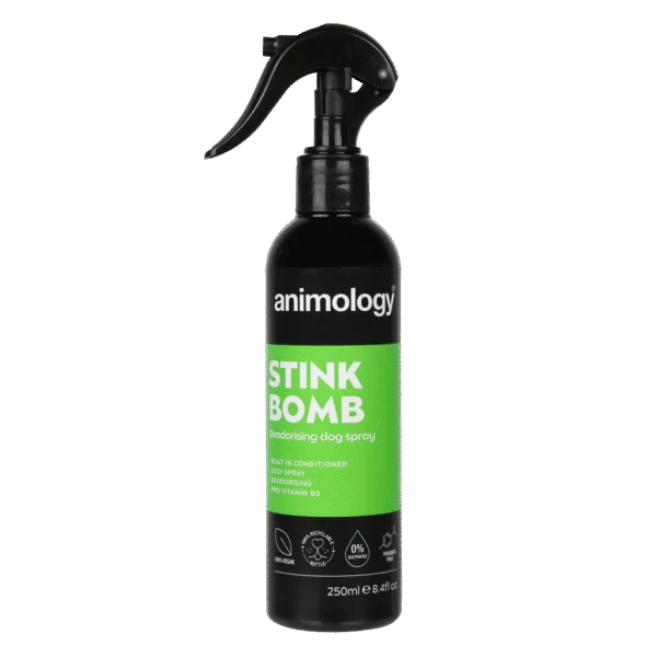 Sprej na srst pro psy proti zápachu, 250 ml – Animology Stink Bomb Deodorising Dog Spray