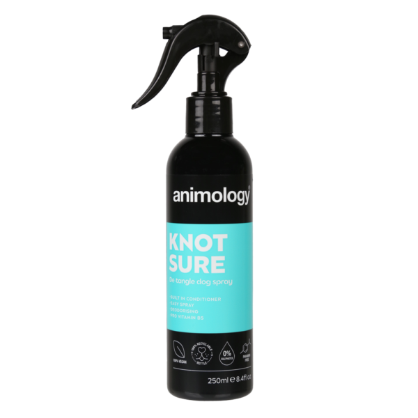 Rozčesávací a deodorizační sprej pro psy, 250 ml – Animology Knot Sure De-Tangle Dog Spray