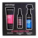 Sada péče o štěně se šamponem, tělovou mlhou a sprejem na srst, 3 produkty – Animology My First Puppy Pack