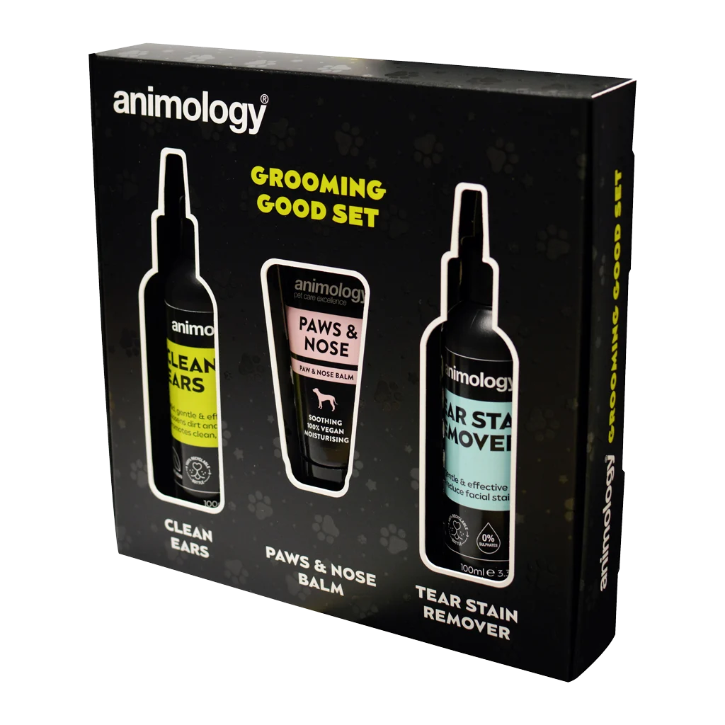Sada péče o uši, okolí očí, tlapky a čenich pro psy, 3 produkty – Animology Grooming Good Set - Obrázek 2