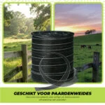 Elektrická páska 40 mm černá s 9 nerezovými vodiči, 200 m – ZoneGuard Basic - Obrázek 4